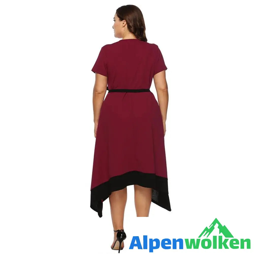 Alpenwolken - Unregelmäßiges Schleifenkleid