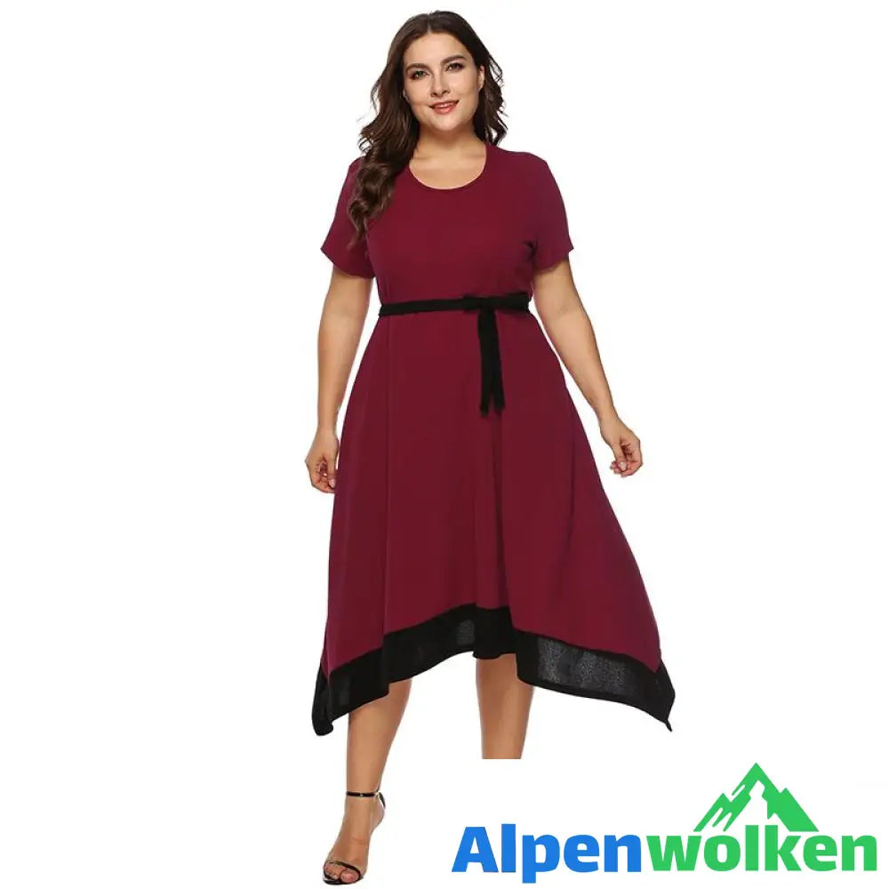 Alpenwolken - Unregelmäßiges Schleifenkleid