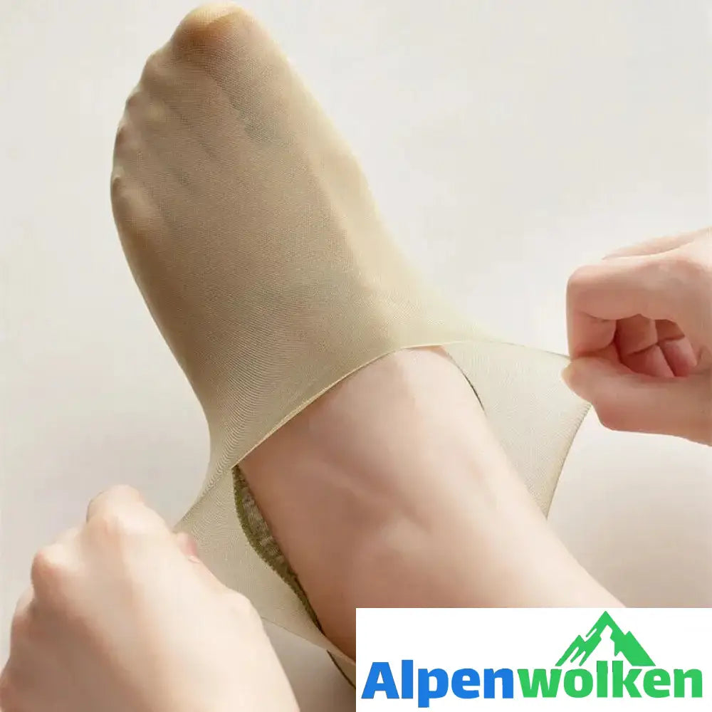 Alpenwolken - Unsichtbare Atmungsaktive Socken aus Eisseide