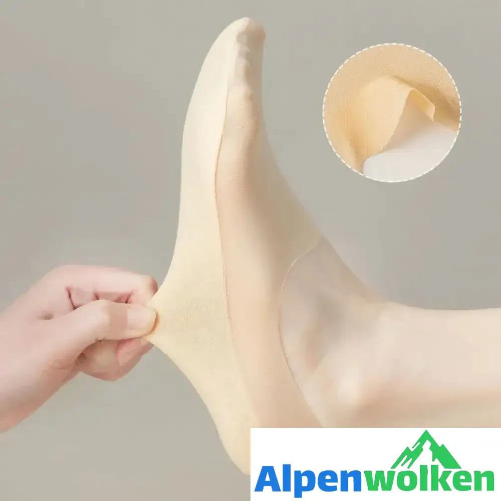 Alpenwolken - Unsichtbare Atmungsaktive Socken aus Eisseide