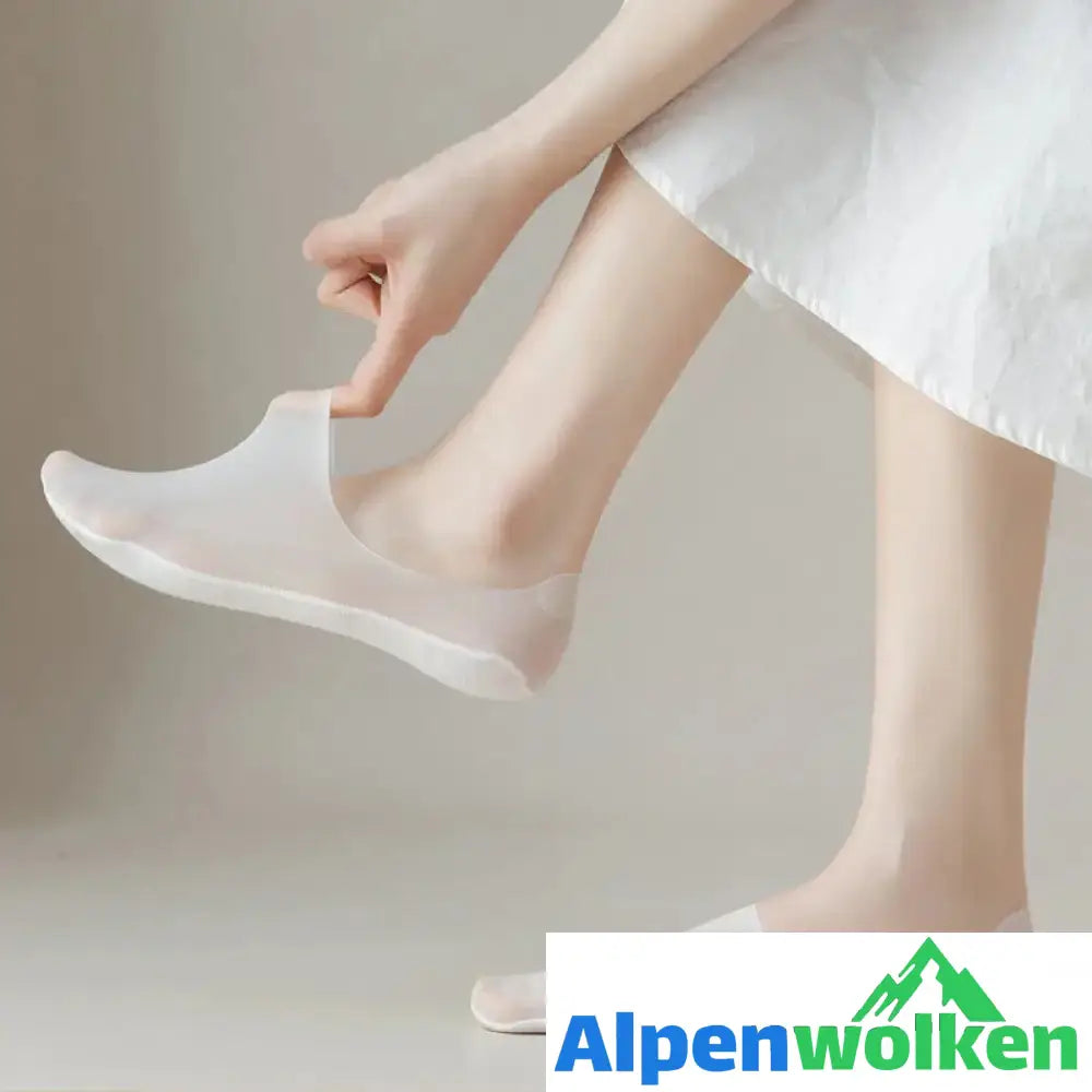 Alpenwolken - Unsichtbare Atmungsaktive Socken aus Eisseide