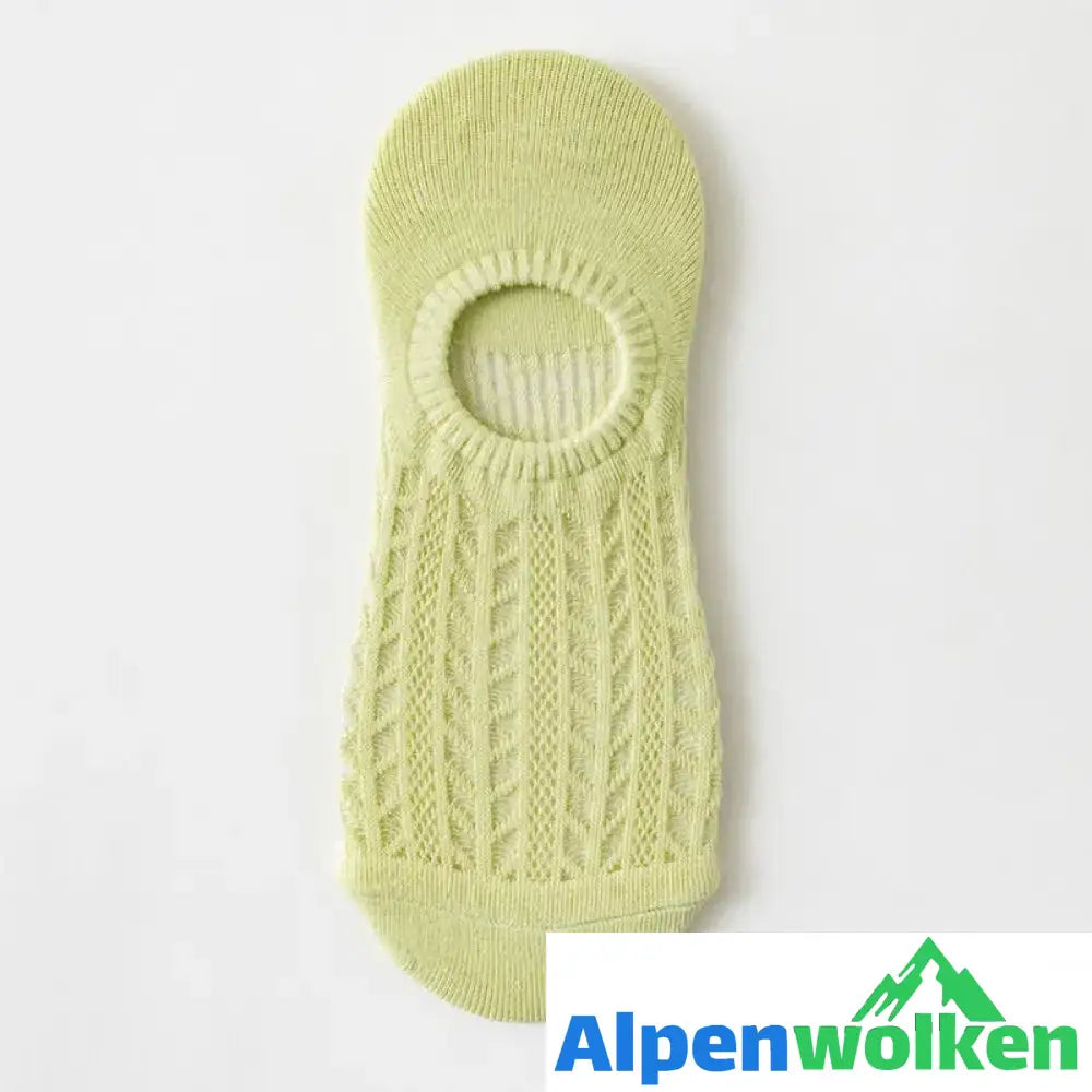 Alpenwolken - Unsichtbare Luftsocken Matcha-Grün