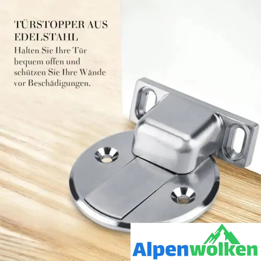 Alpenwolken - Unsichtbarer magnetischer Türstopper aus Edelstahl