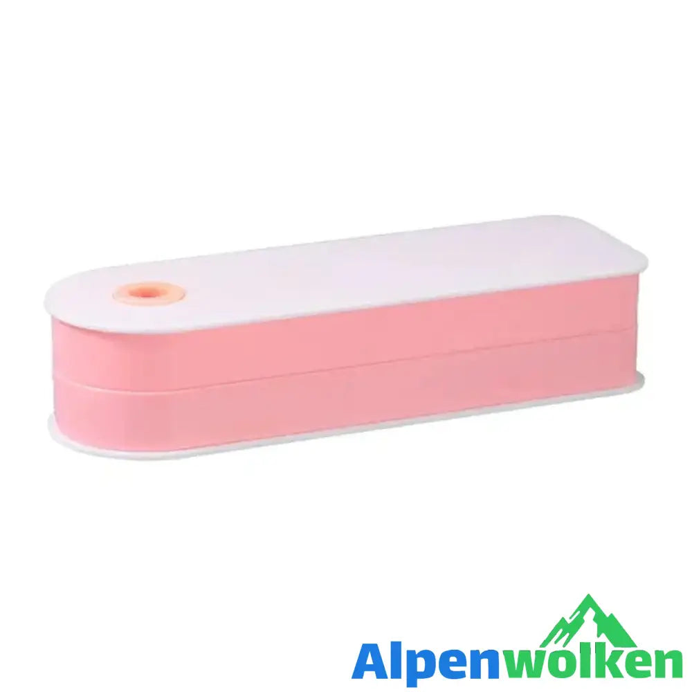 Alpenwolken - Unter Schreibtisch Schreibwarenbox rosa