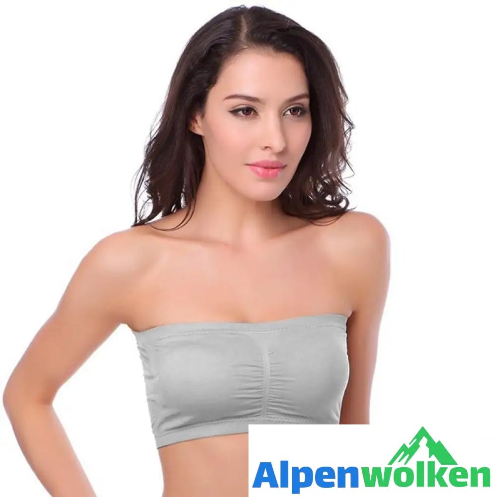 Alpenwolken - 💃Unterstützender nahtloser Bandeau-BH✨