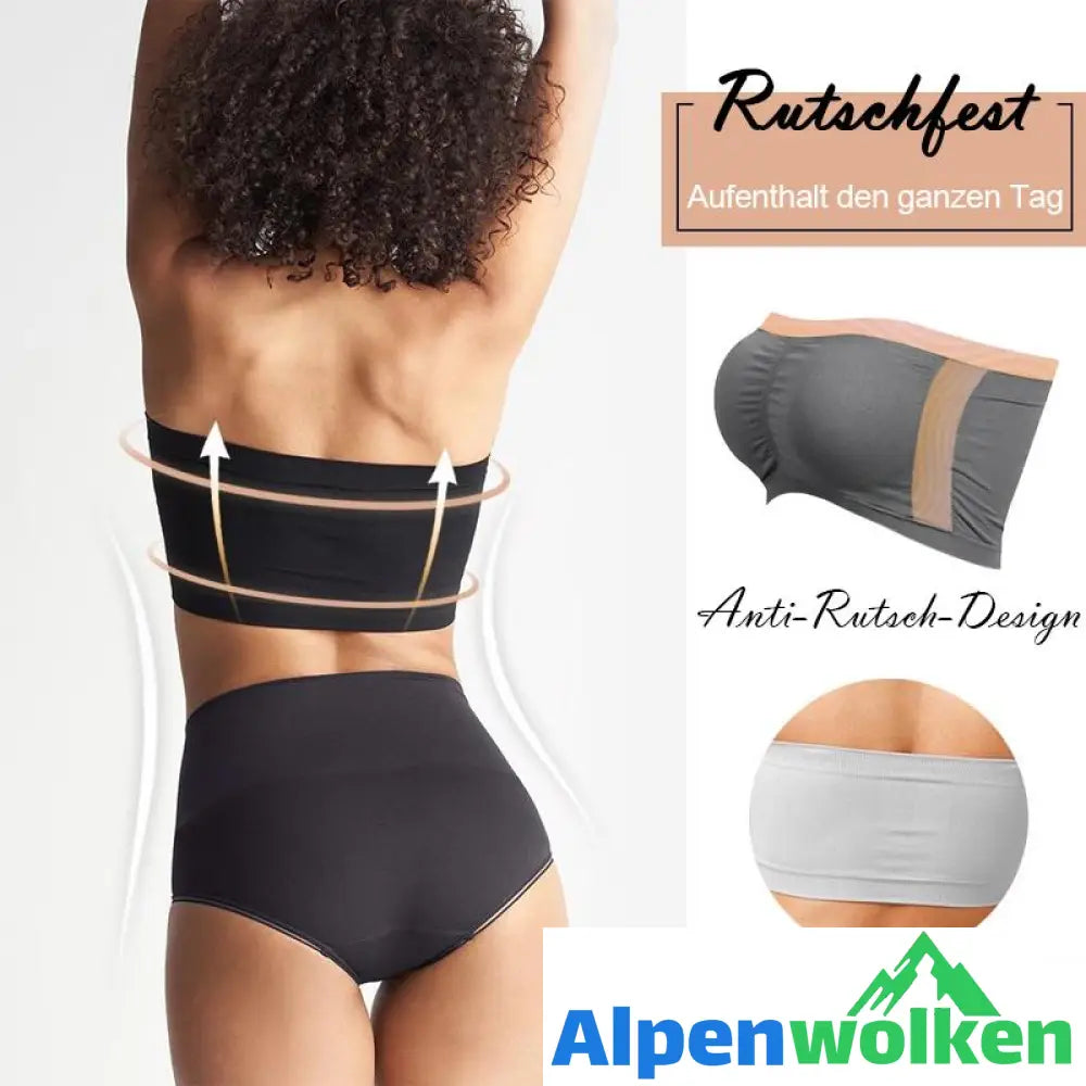 Alpenwolken - 💃Unterstützender nahtloser Bandeau-BH✨