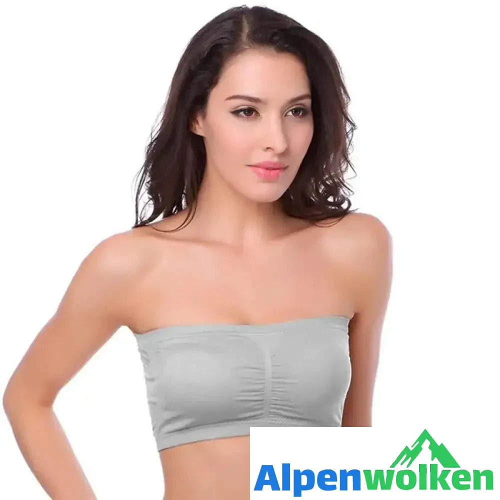 Alpenwolken - Unterstützender nahtloser Bandeau-BH