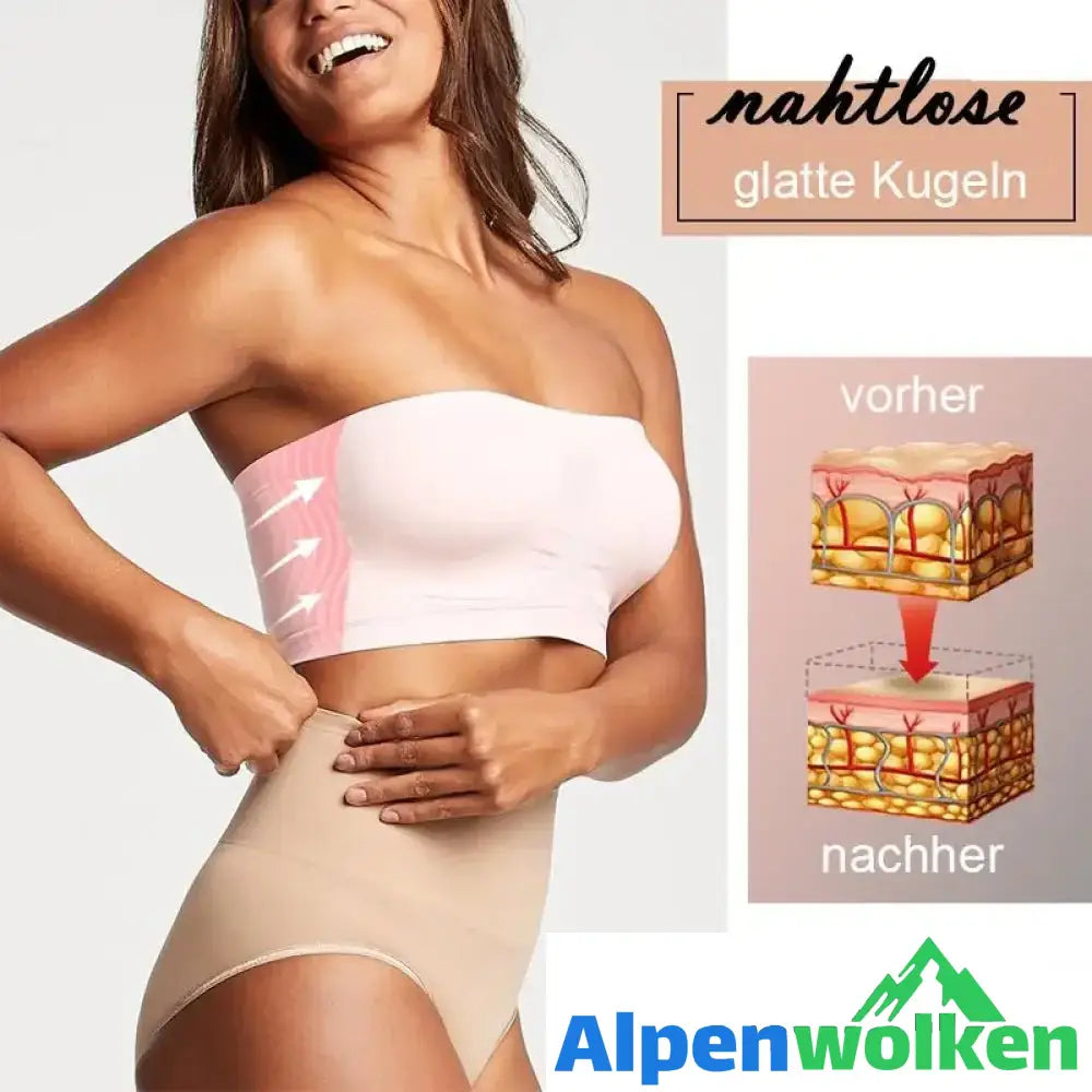 Alpenwolken - Unterstützender nahtloser Bandeau-BH