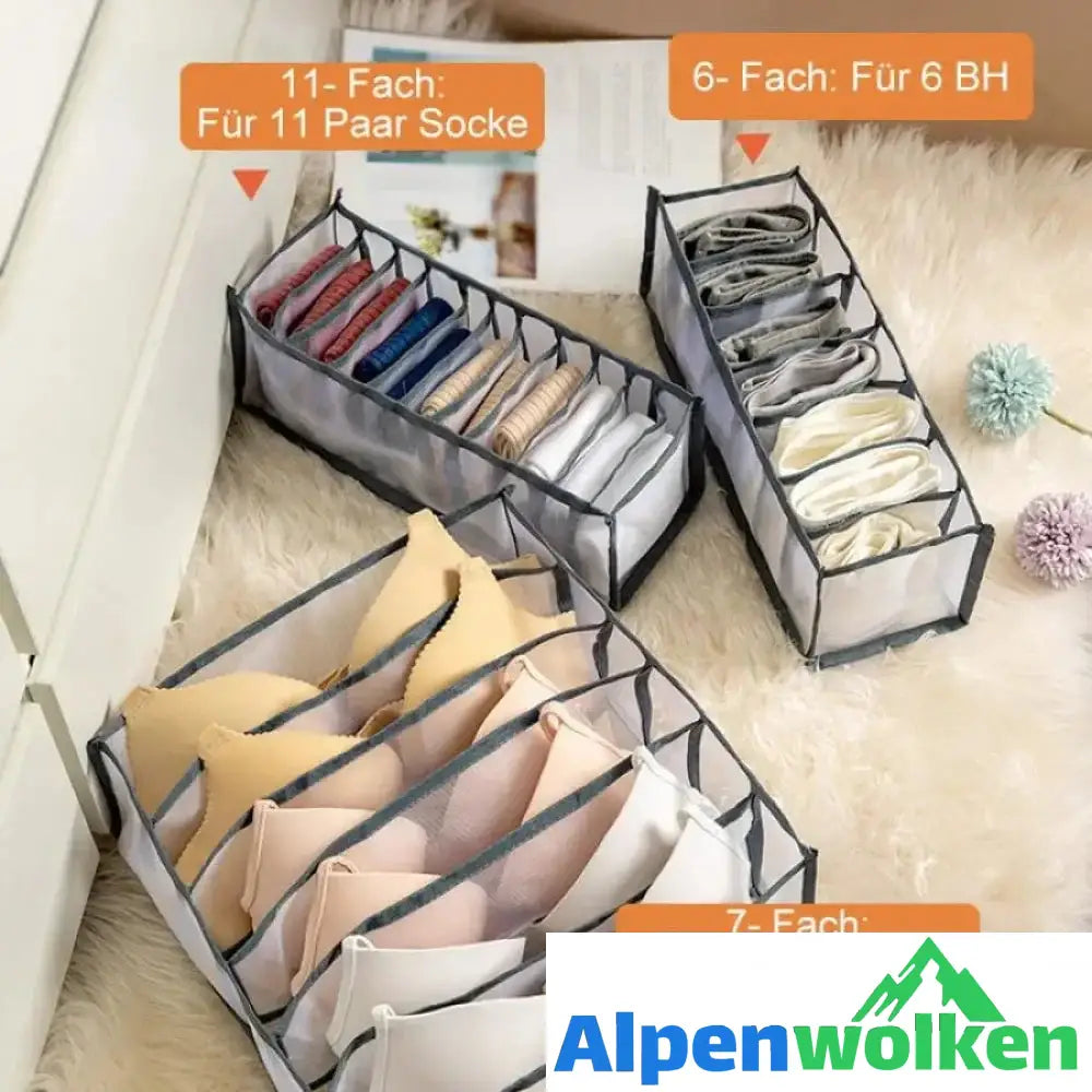 Alpenwolken - Unterwäsche Aufbewahrungsfach Box