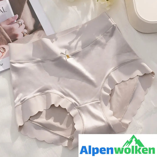 Alpenwolken - ✨Unterwäsche aus Seidenimitat mit hoher Taille✨