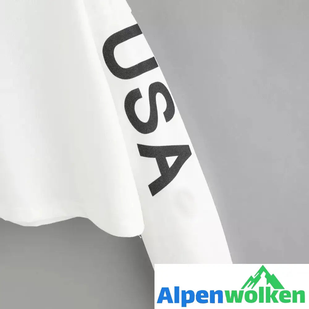 Alpenwolken - Usa Crop Pullover