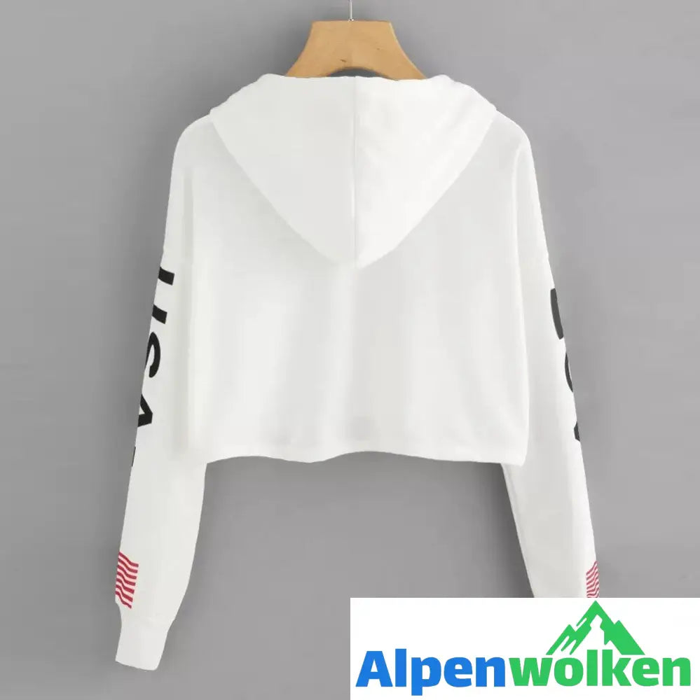 Alpenwolken - Usa Crop Pullover