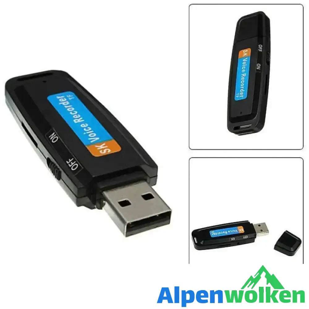 Alpenwolken - USB Diktiergerät 20 Fuß entfernt 32G