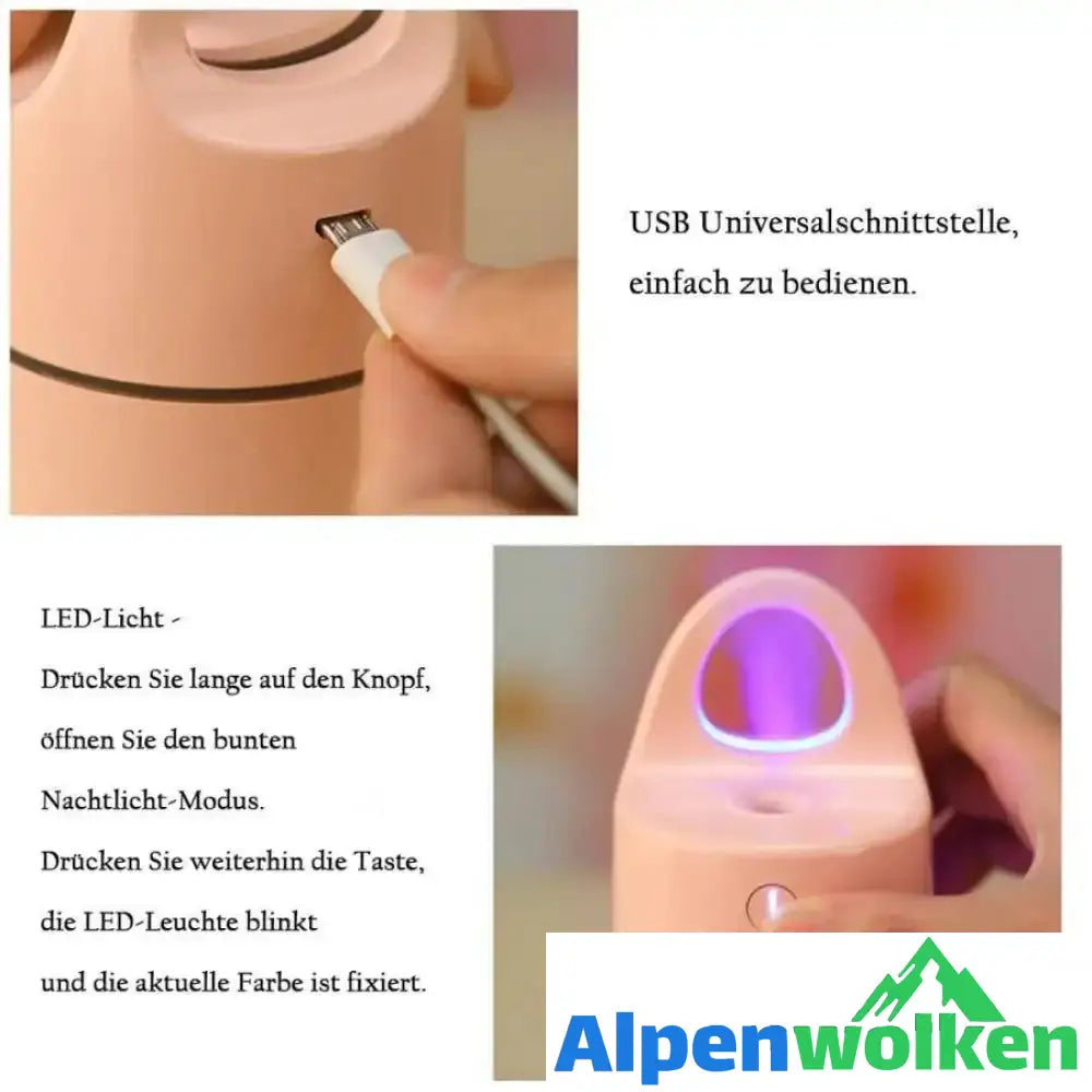 Alpenwolken - USB Luftbefeuchter Luft Aroma Diffuser Nebelhersteller