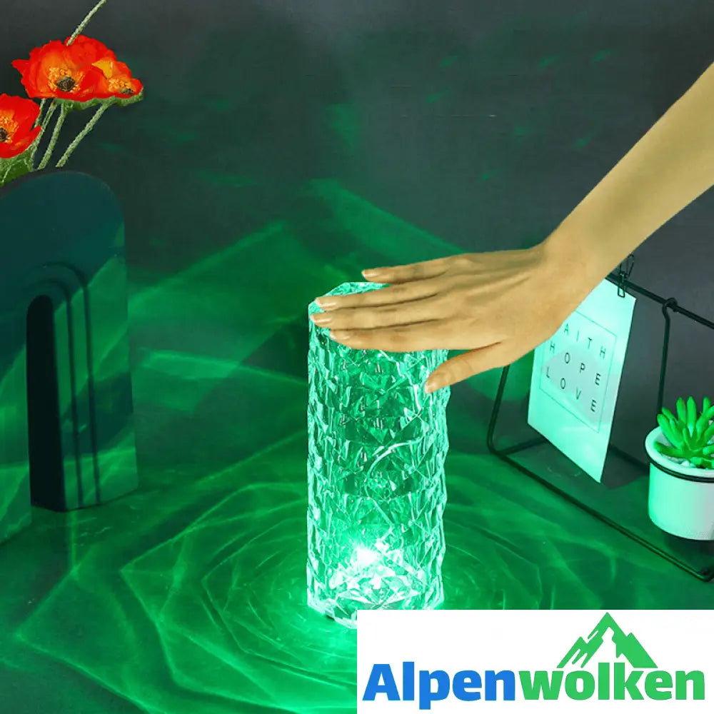 Alpenwolken - ✨USB Rosenschatten Kristalllampe✨