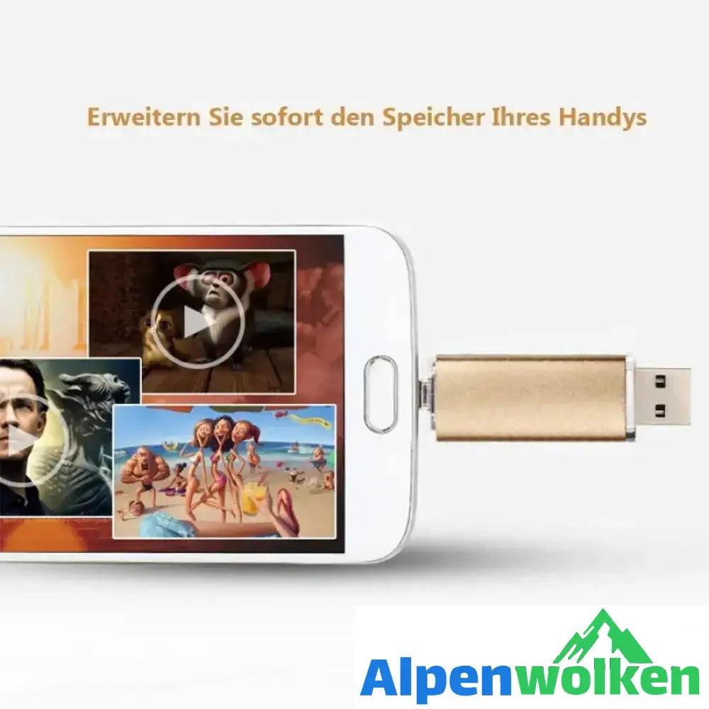 Alpenwolken - USB-Stick für Android Tablets und Smartphones