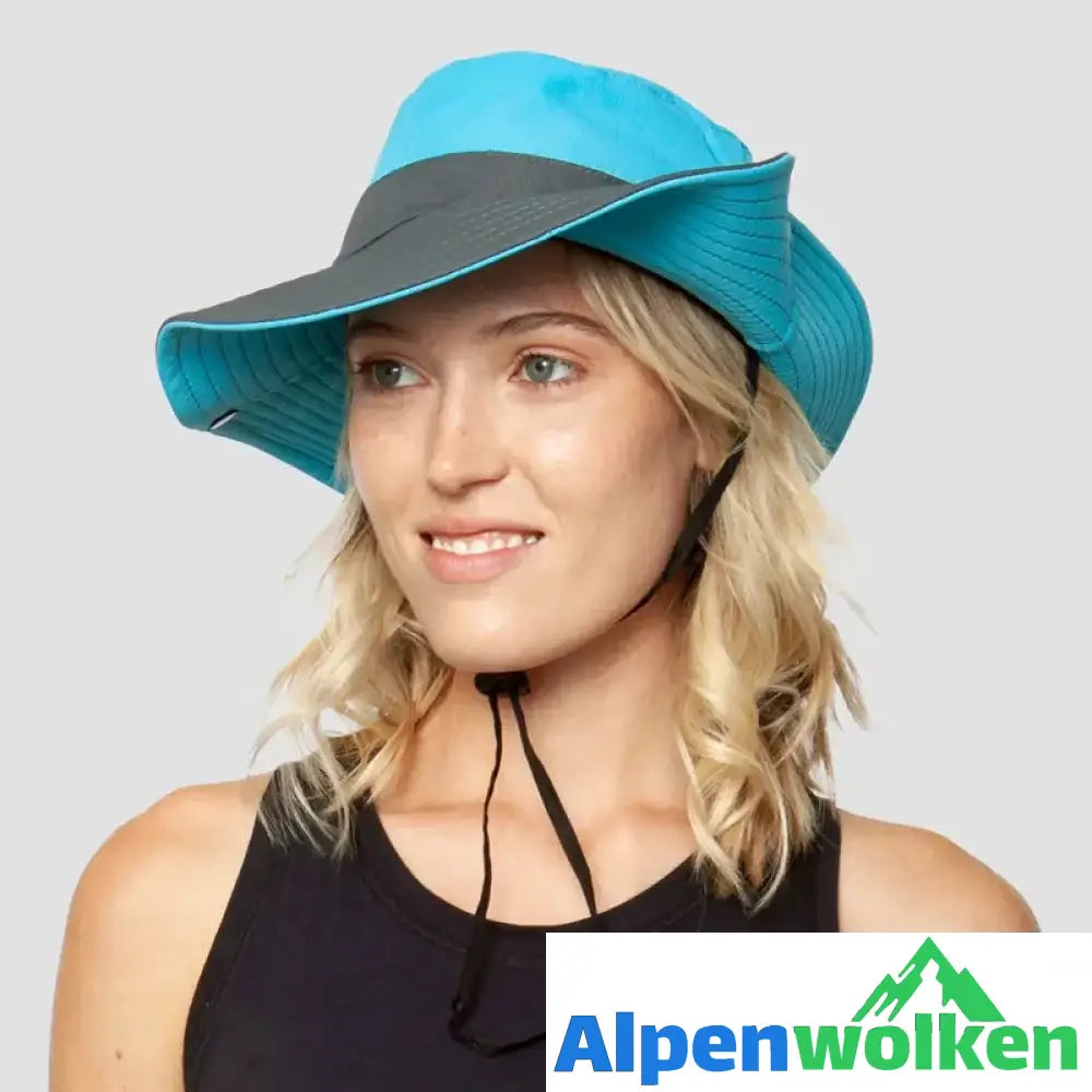 Alpenwolken - UV-Schutz Faltbarer Sonnenhut