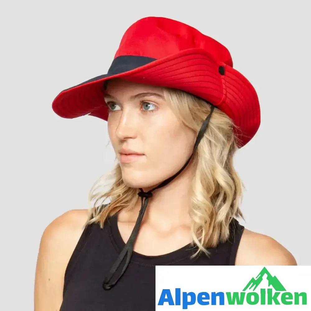 Alpenwolken - UV-Schutz Faltbarer Sonnenhut