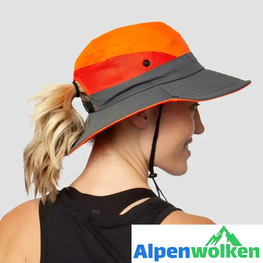 Alpenwolken - UV-Schutz Faltbarer Sonnenhut