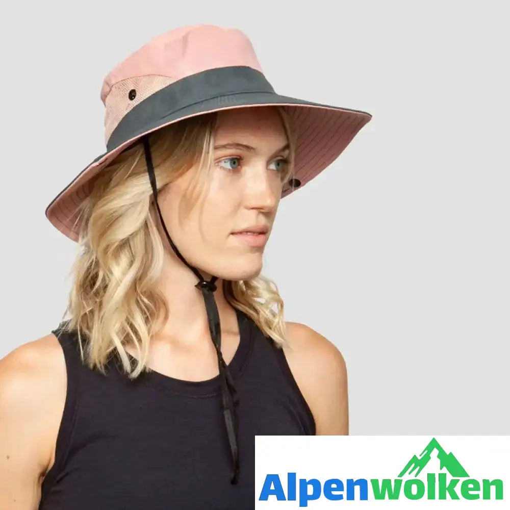 Alpenwolken - UV-Schutz Faltbarer Sonnenhut