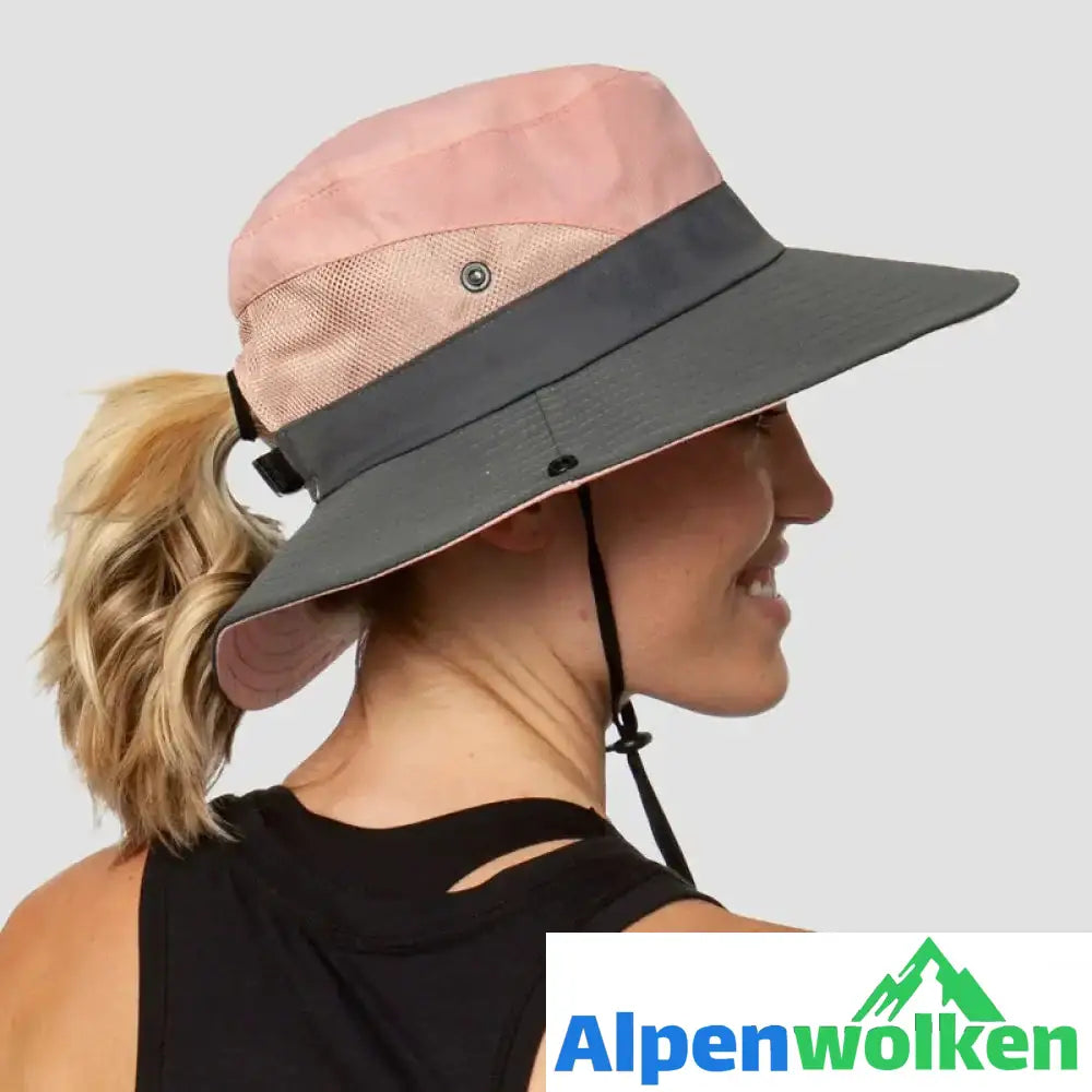 Alpenwolken - UV-Schutz Faltbarer Sonnenhut