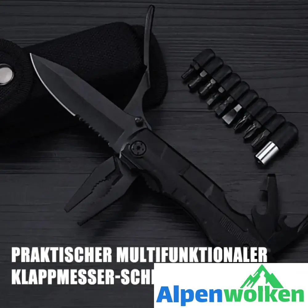 Alpenwolken - Vatertag/Christi Himmelfahrt Geschenke Praktischer multifunktionaler Klappmesser-Schraubendreher