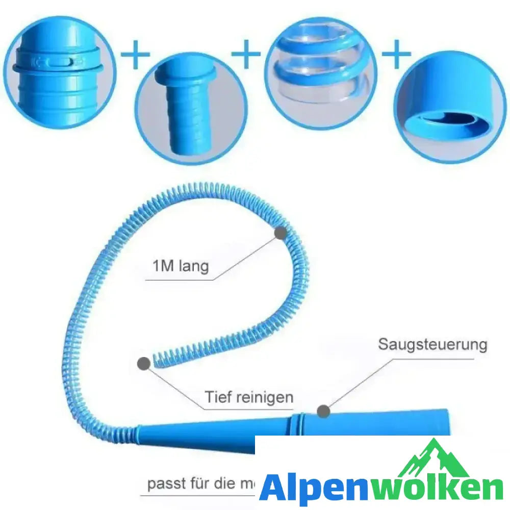 Alpenwolken - Vent-Staubsaugerschlauch für Waschmaschine und Trockner, Fusseln entfernen