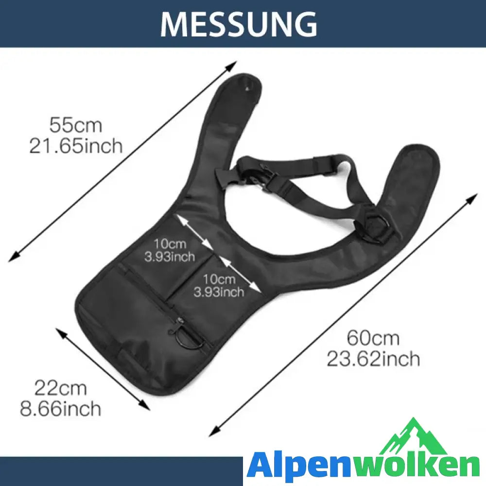 Alpenwolken - Verdeckter Achselrucksack