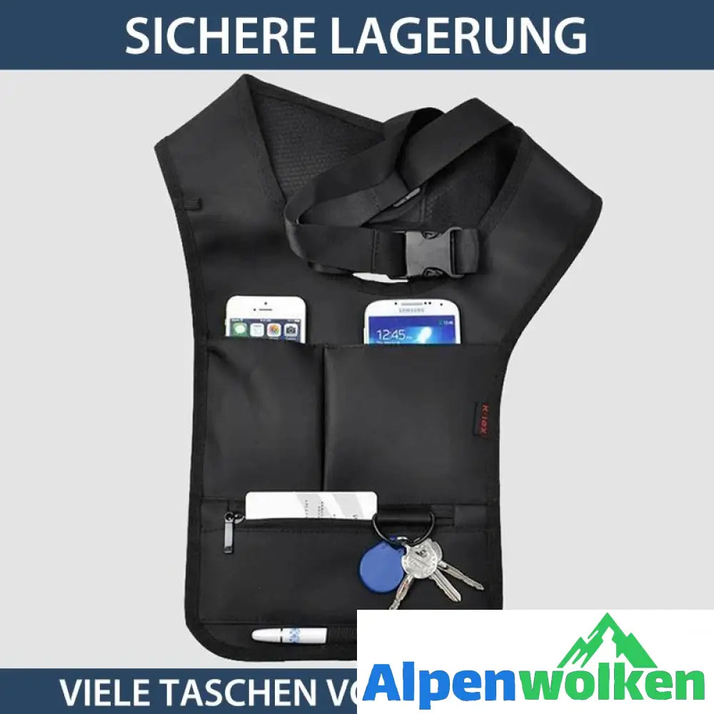 Alpenwolken - Verdeckter Achselrucksack