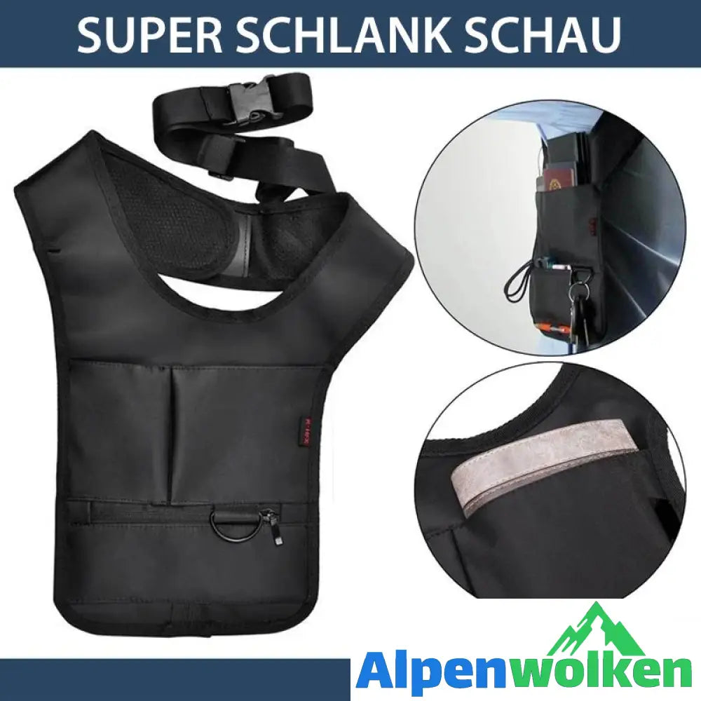 Alpenwolken - Verdeckter Achselrucksack