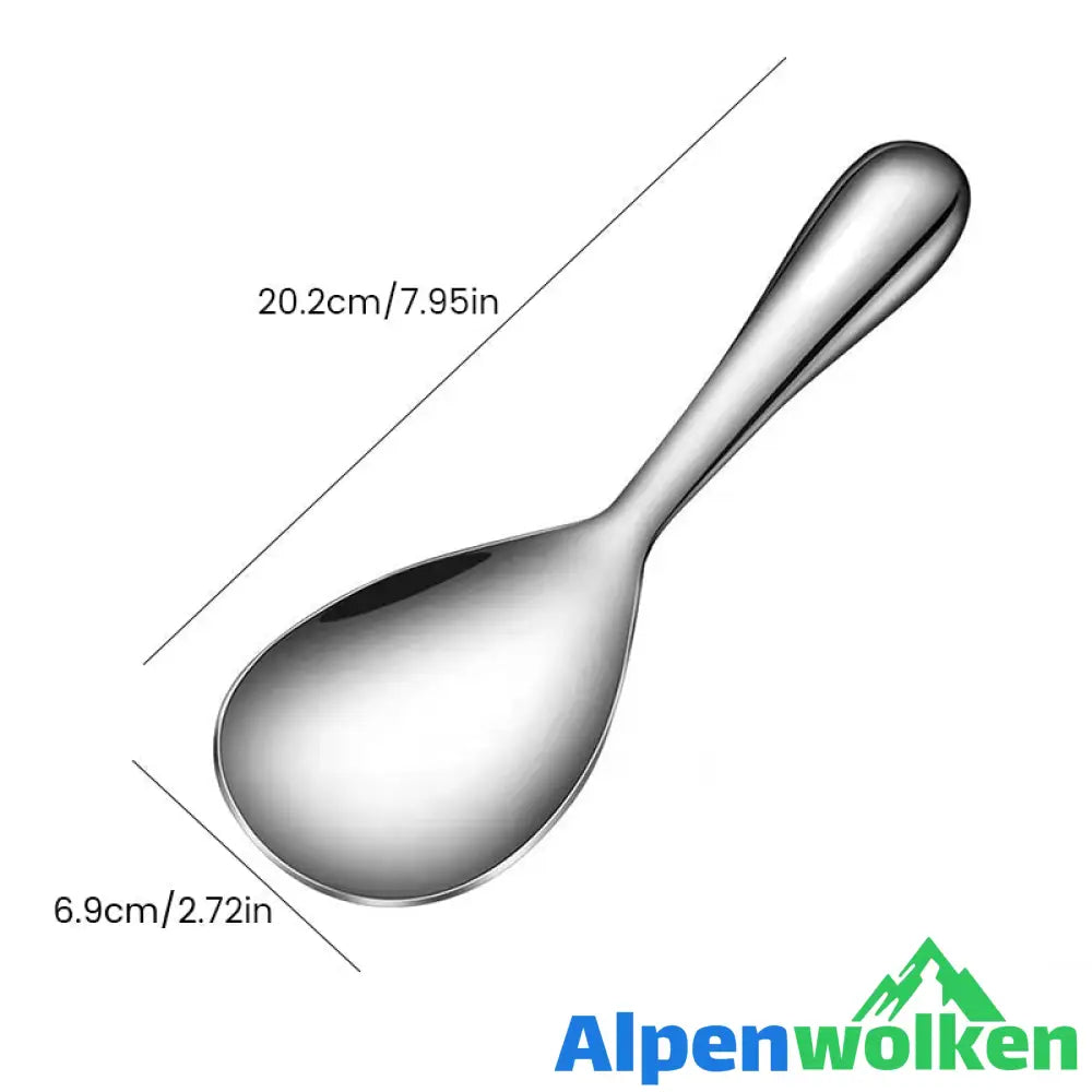 Alpenwolken - Verdickter Edelstahl Antihaft-Reislöffel