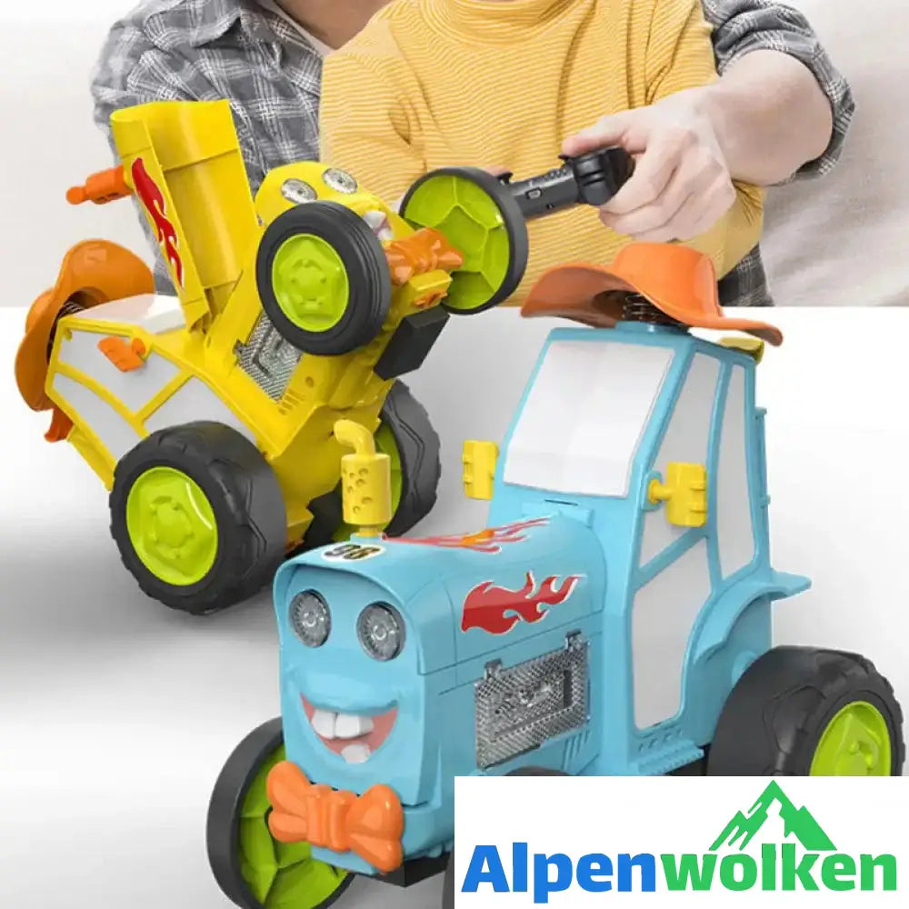 Alpenwolken - Verrücktes springendes Auto