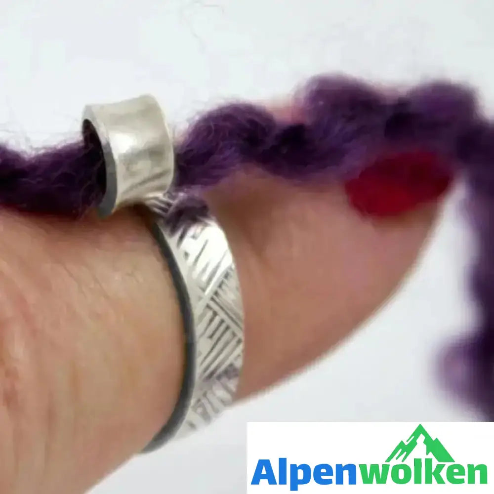 Alpenwolken - Verstellbare Häkelschlaufe Strickzubehör