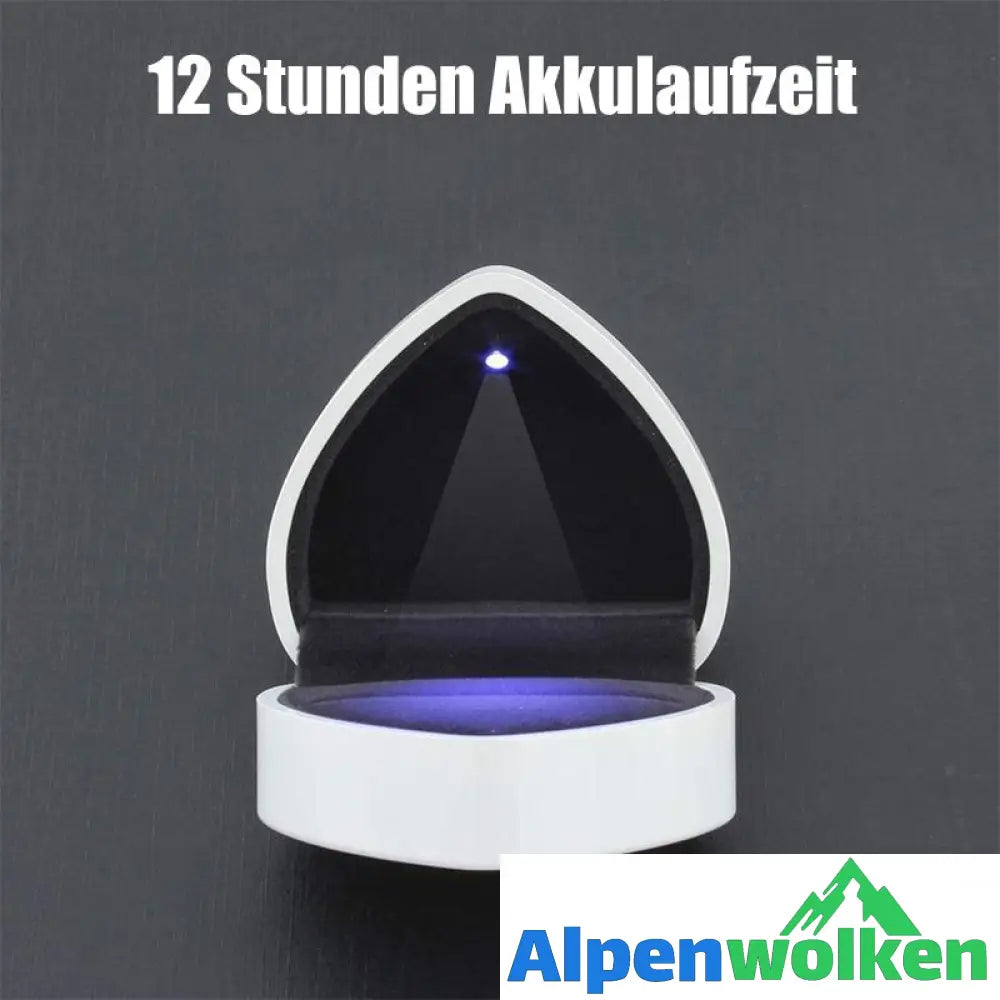 Alpenwolken - Verstellbarer Drehbarer ring und Ringbox für Damen