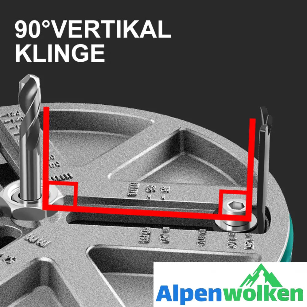 Alpenwolken - Verstellbarer Lochöffner für Holzbearbeitung