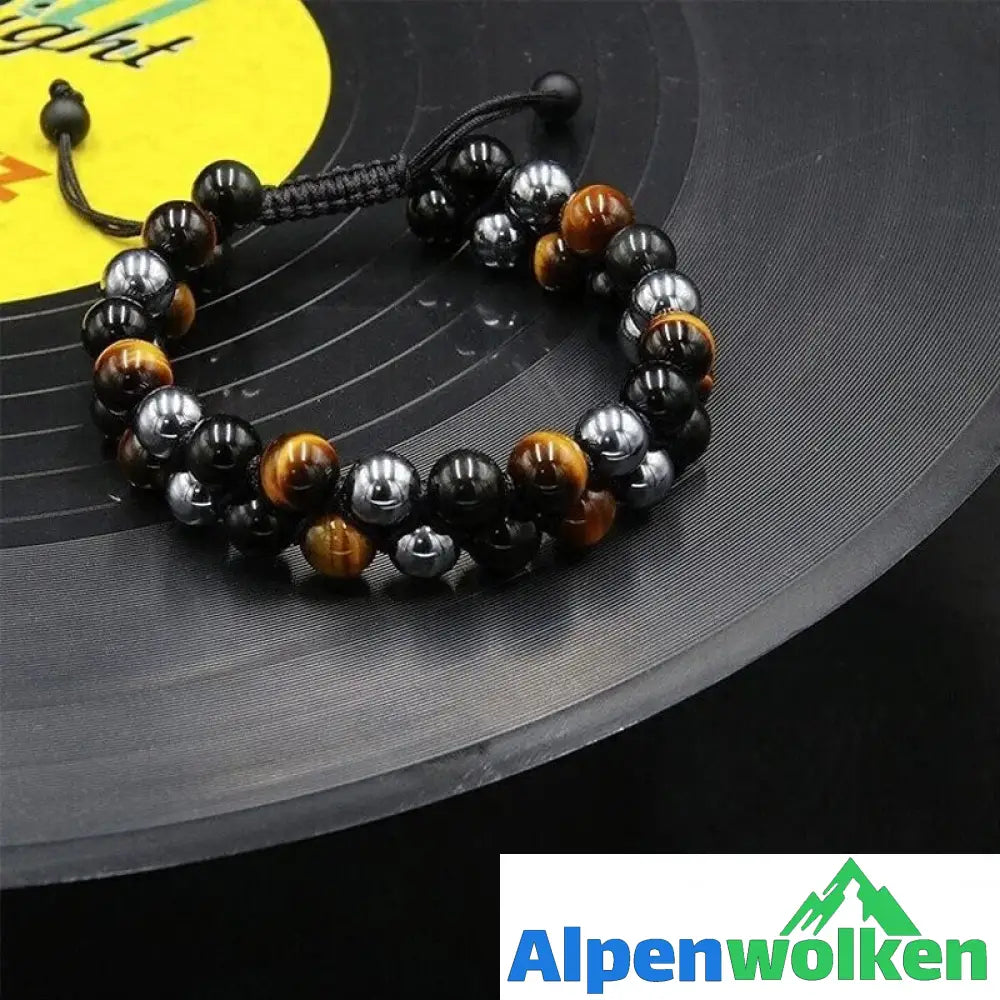 Alpenwolken - Verstellbares Armband aus natürlichem Erz