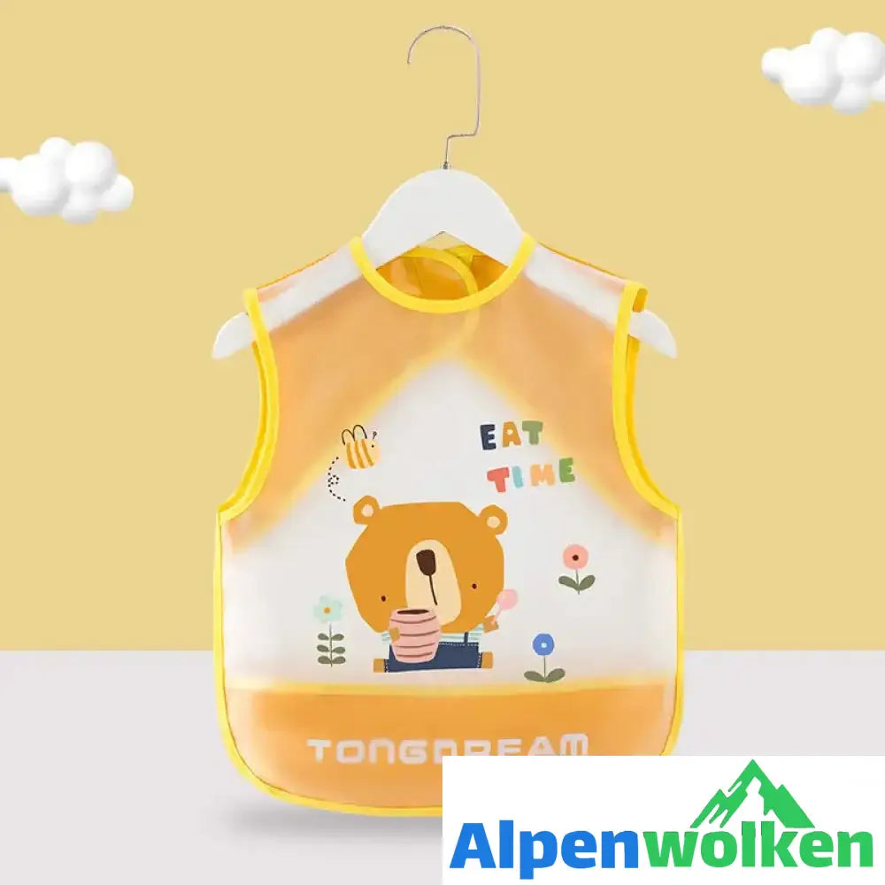 Alpenwolken - Verstellbares Kinderlätzchen Biene Bär