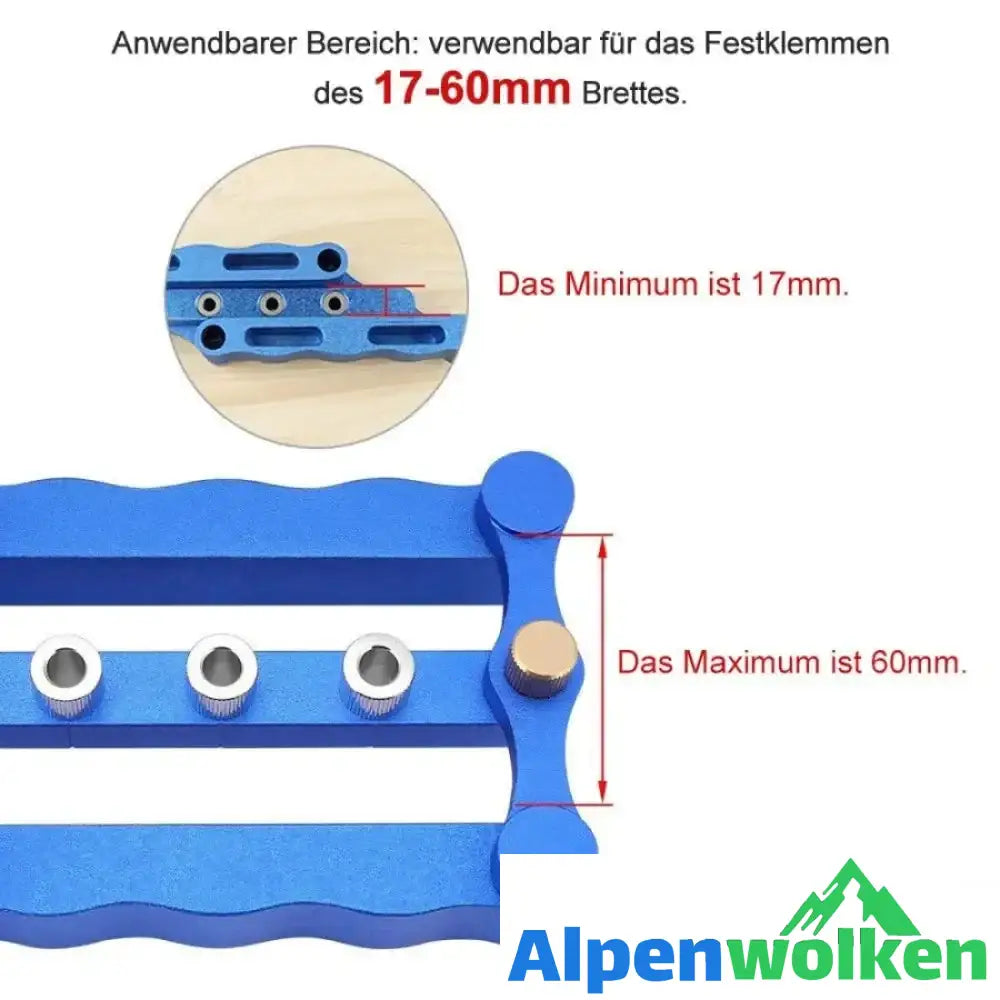 Alpenwolken - Vertikale Lochsuchvorrichtung, 6/8/10 MM Bohrwerkzeug