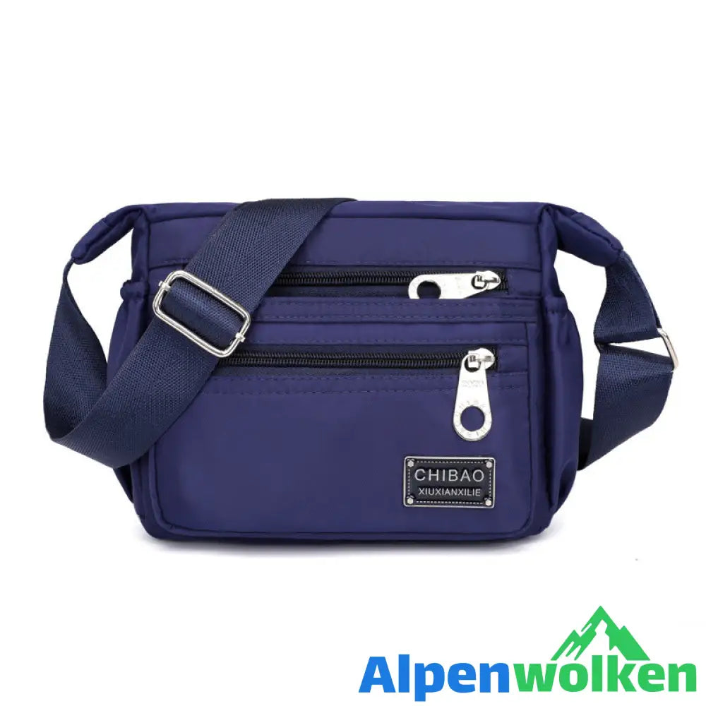 Alpenwolken - Vielseitige Crossbody-Tasche aus Nylongewebe