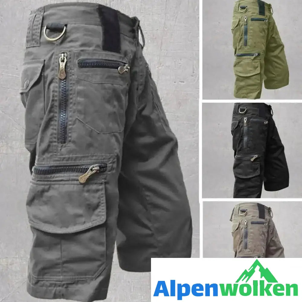 Alpenwolken - Vielseitige Sportshorts für Herren