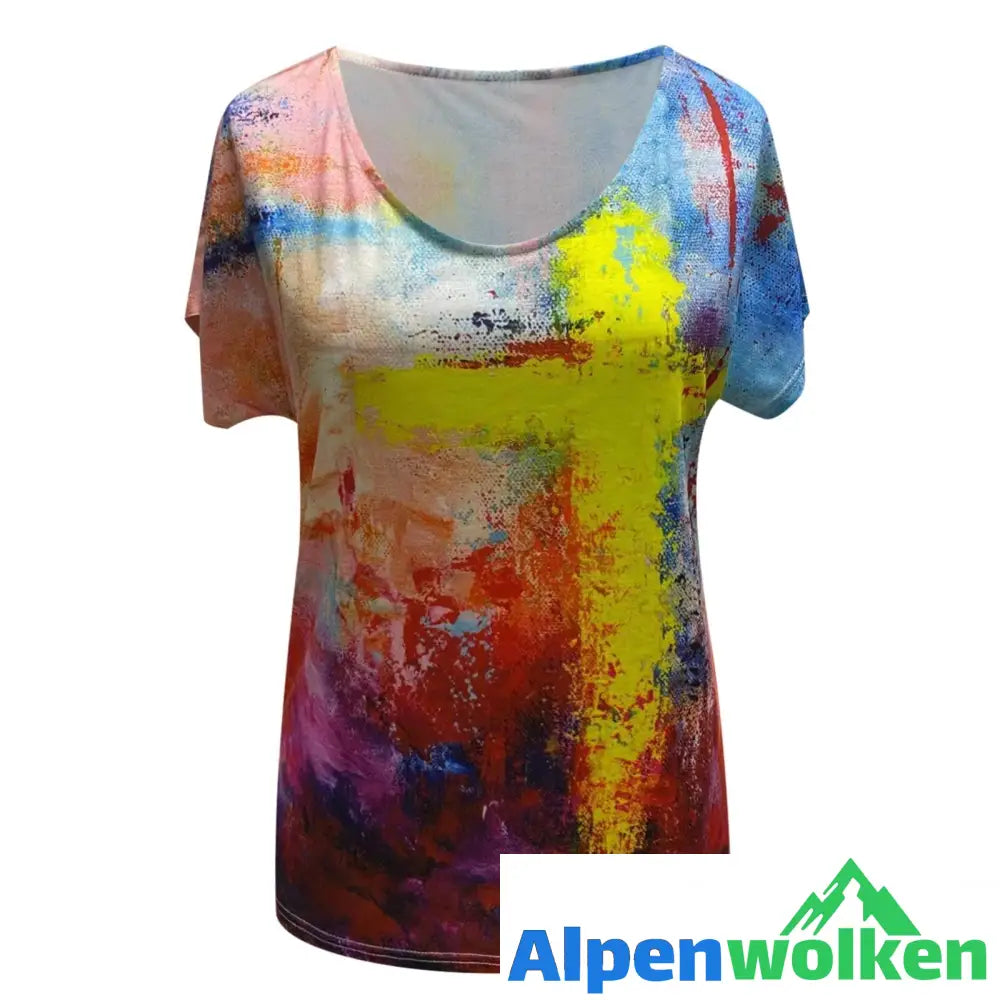 Alpenwolken - Vintage Cross Grafik-T-Shirts