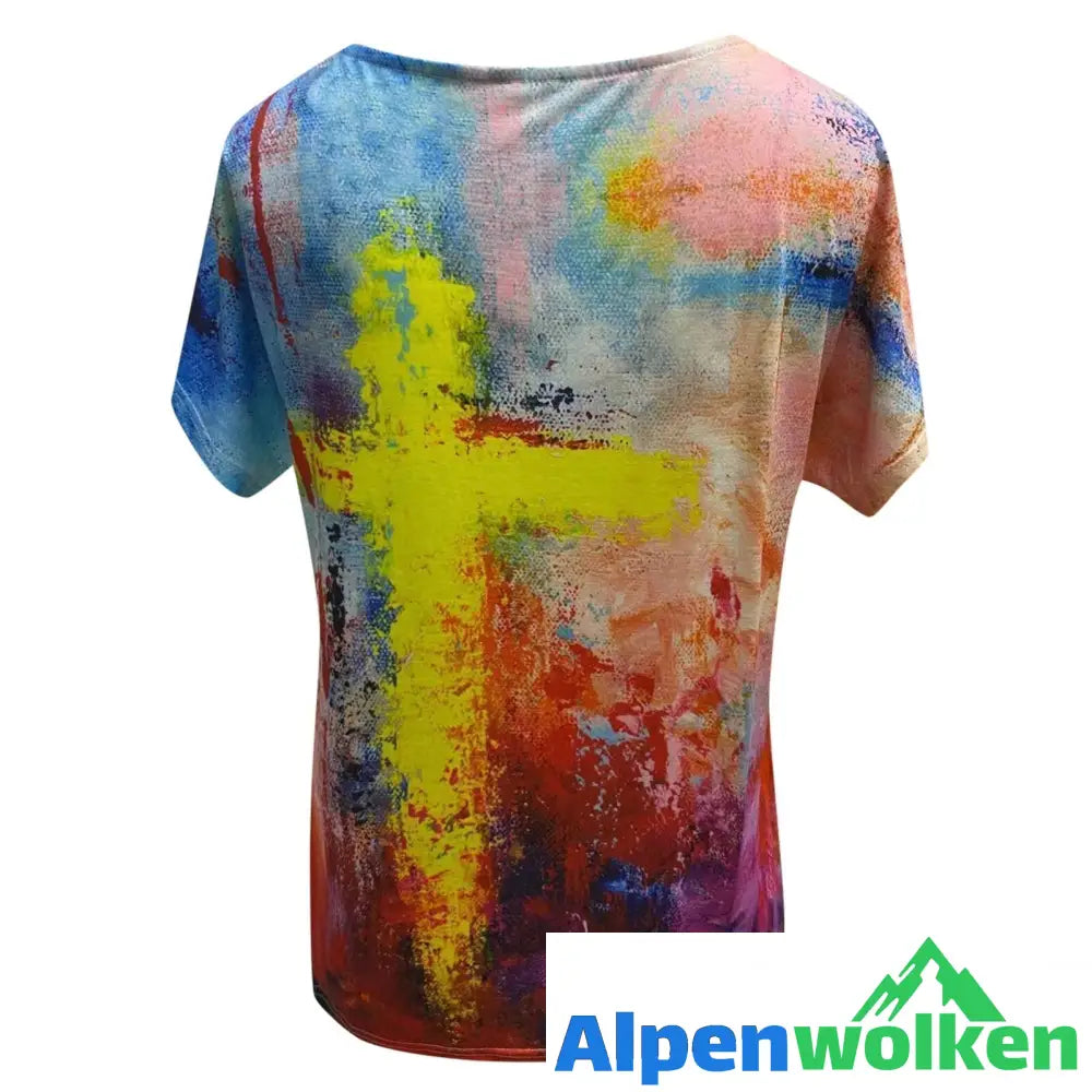 Alpenwolken - Vintage Cross Grafik-T-Shirts