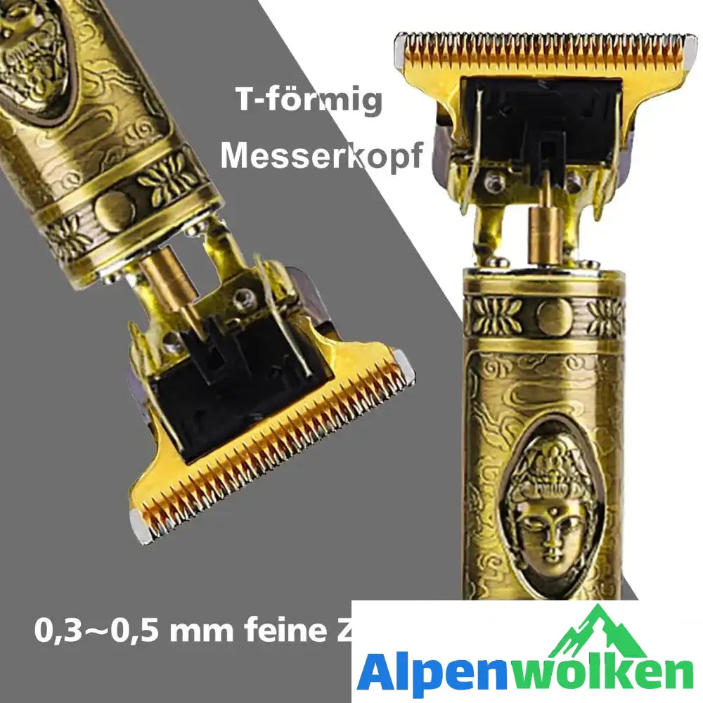 Alpenwolken - 🎁Vintage Ölkopf Farbverlauf Gravur elektrischen Haarschneider