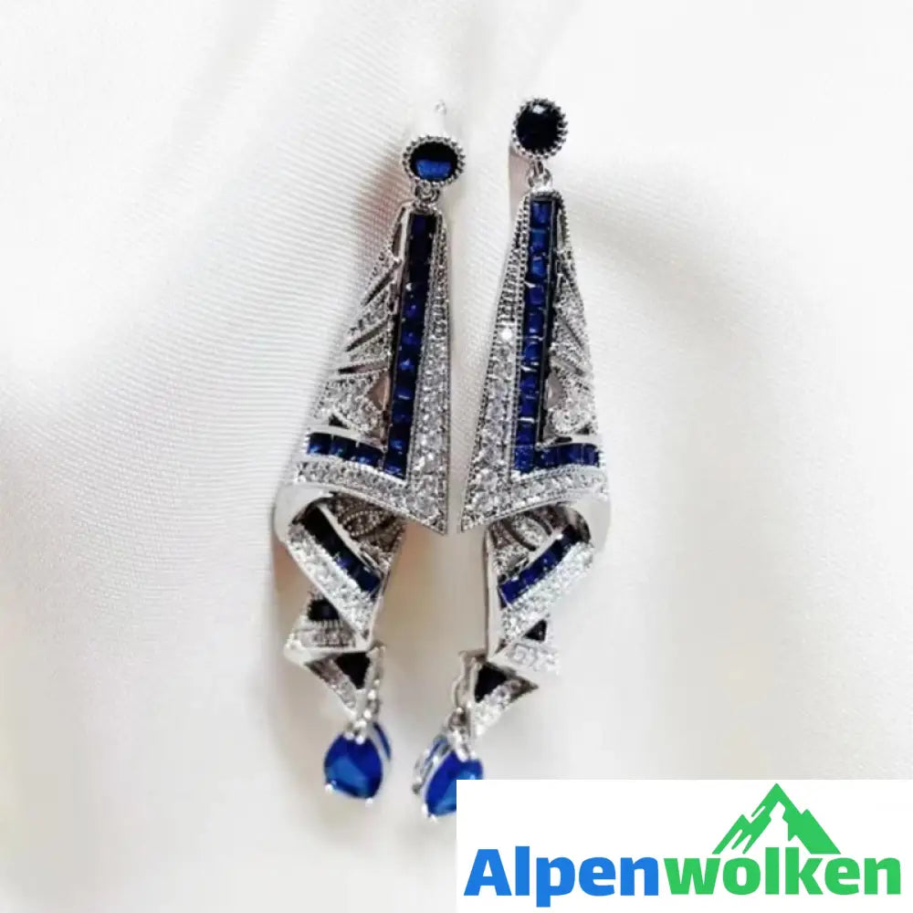 Alpenwolken - Vintage Satin Ohrstecker