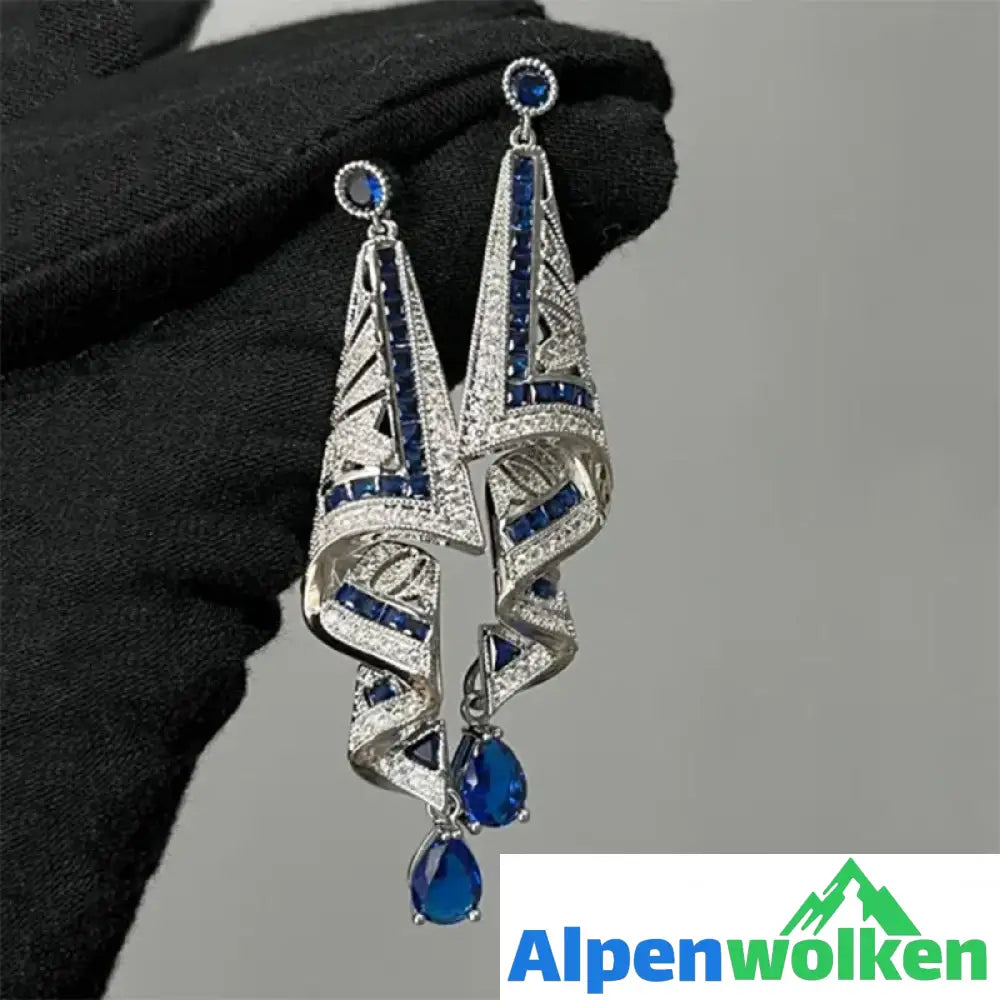 Alpenwolken - Vintage Satin Ohrstecker