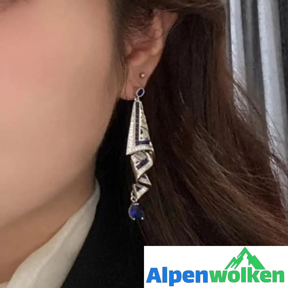 Alpenwolken - Vintage Satin Ohrstecker