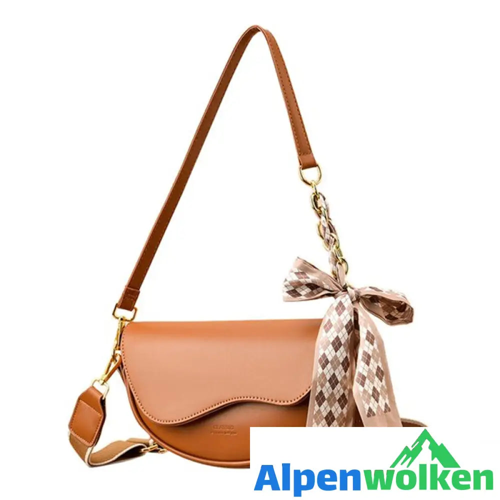 Alpenwolken - Vintage Satteltasche