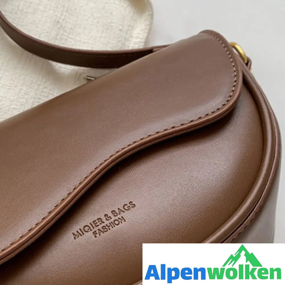 Alpenwolken - Vintage Satteltasche