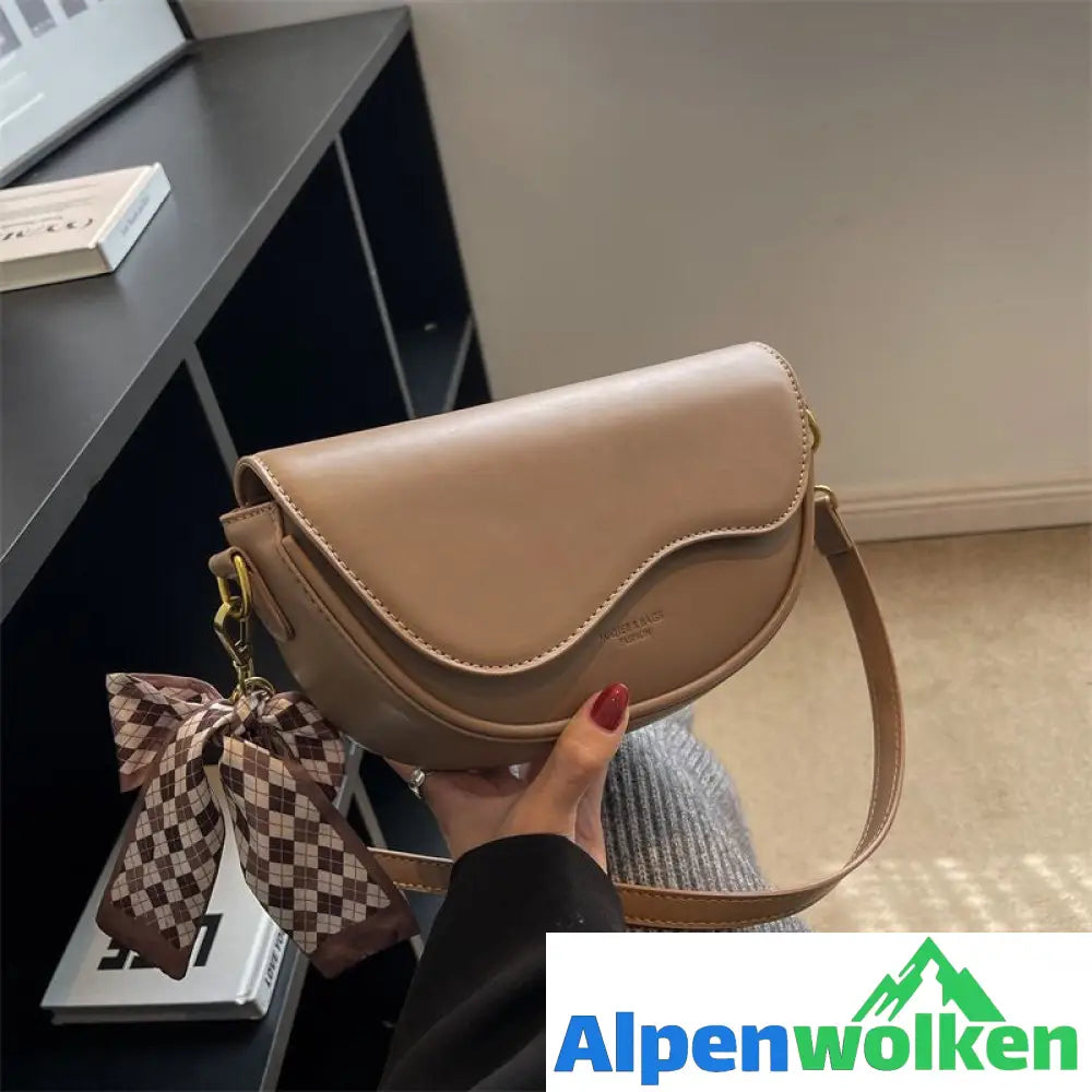 Alpenwolken - Vintage Satteltasche