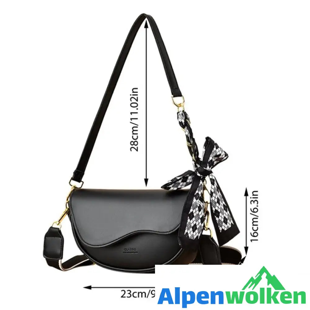 Alpenwolken - Vintage Satteltasche